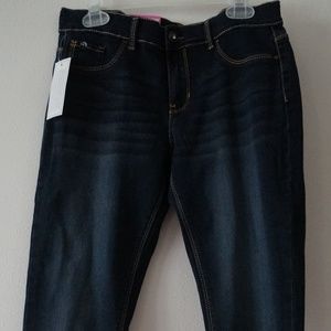 Jordache Girls 16 Super Skinny Jeans Dark Wash